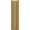 Ekena Millwork 5 1/2-in W x 12-in D x 20-in H Balboa Slat Rough Cedar Woodgrain TimberThane Outlooker, Primed Tan OUTUR055X12X20BOA24RCPR - alternate 3